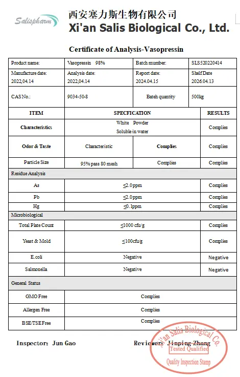 Vasopressin COA