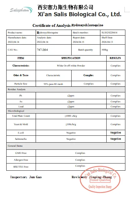 COA-hydroxychloroquine powder